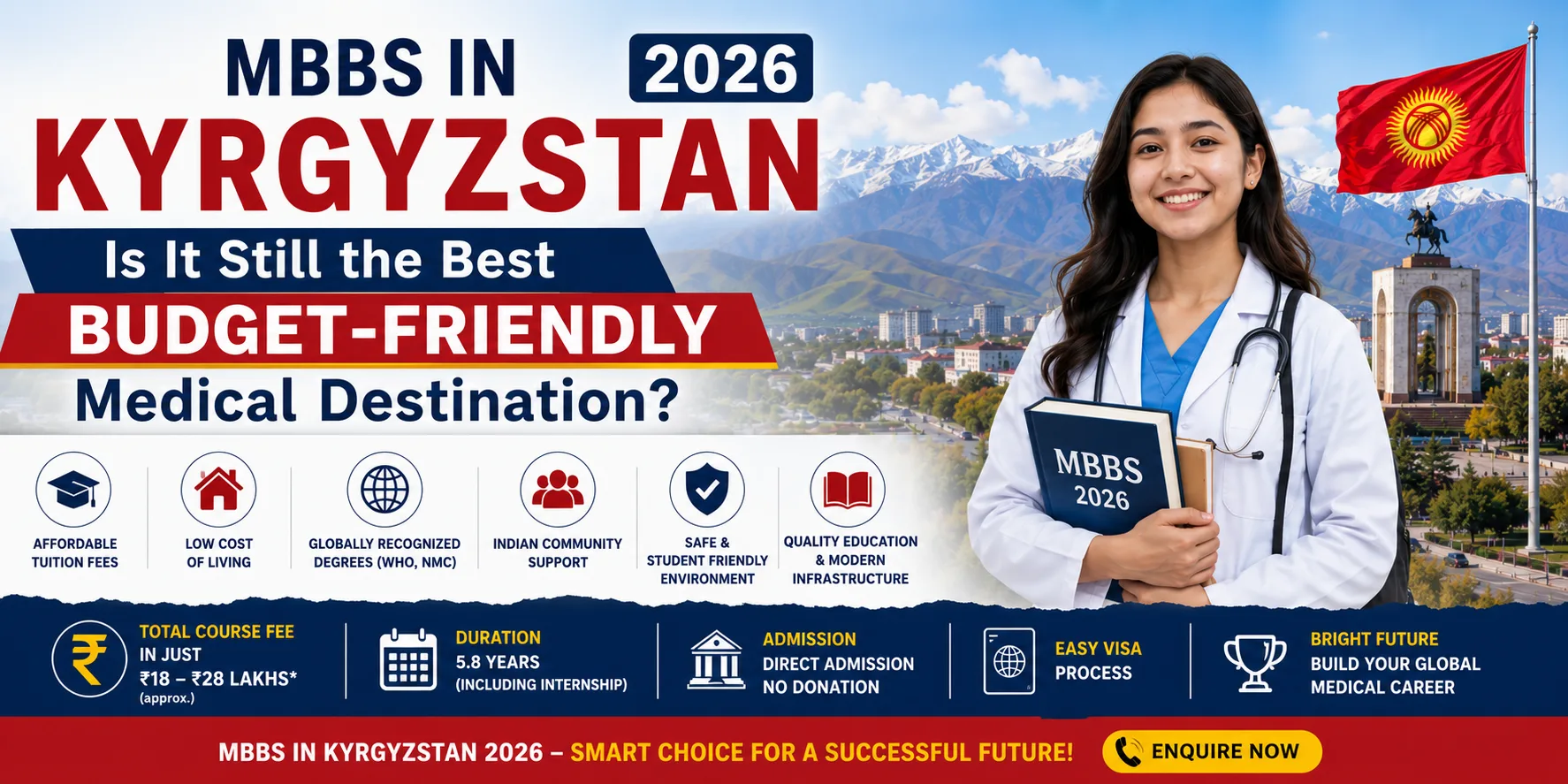 MBBS in Kyrgyzstan 2026: Is It Still the Best Budget-Friendly Medical Destination?